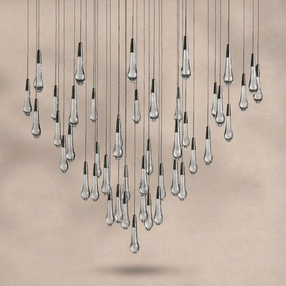 Soltaire Round Chandelier 17" 24" 36“ 58“