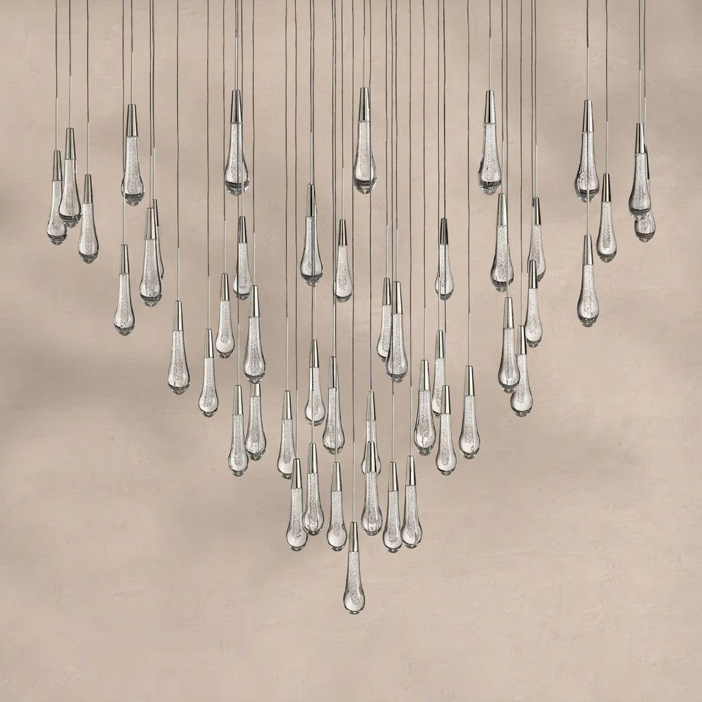 Soltaire Round Chandelier 17" 24" 36“ 58“
