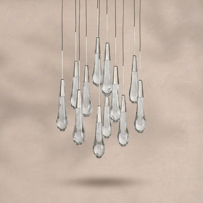 Soltaire Round Chandelier 17" 24" 36“ 58“