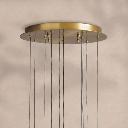 Soltaire Round Chandelier 17" 24" 36“ 58“