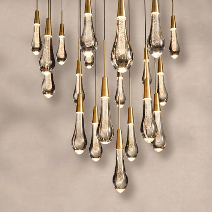 Soltaire Round Chandelier 17" 24" 36“ 58“