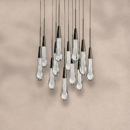 Soltaire Round Chandelier 17" 24" 36“ 58“