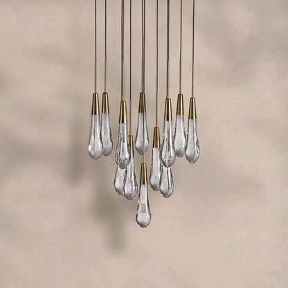Soltaire Round Chandelier 17" 24" 36“ 58“