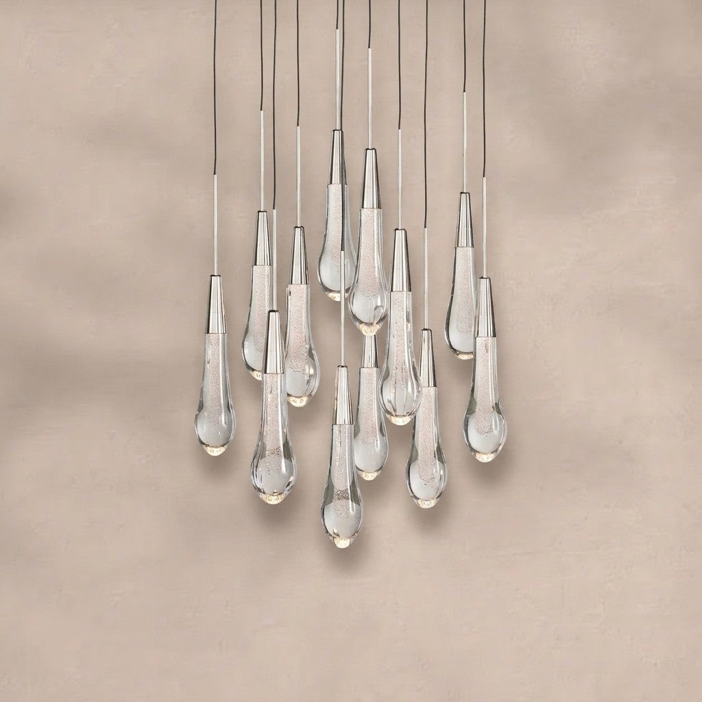 Soltaire Round Chandelier 17" 24" 36“ 58“