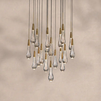 Soltaire Round Chandelier 17" 24" 36“ 58“