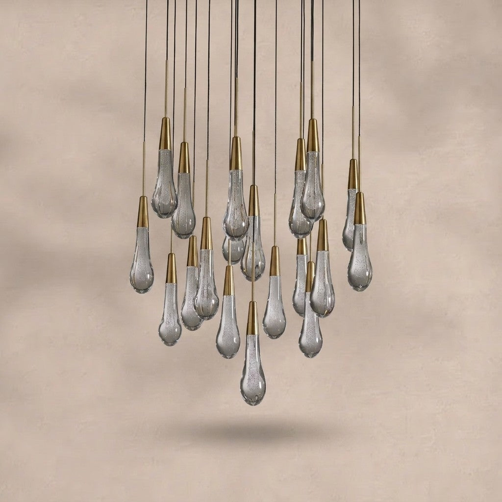 Soltaire Round Chandelier 17" 24" 36“ 58“
