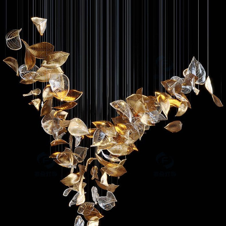 Shake Leaves Chandelier