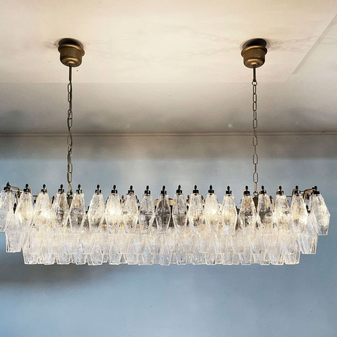 Murano Chandelier – Poliedri – 138 glass