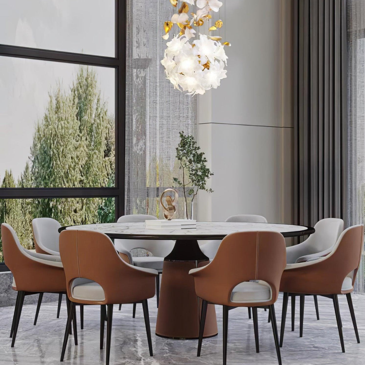 Flying Flowers Fluttering Chandelier