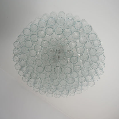 Murano Chandelier – 101 Tuber – Textured – Transparent
