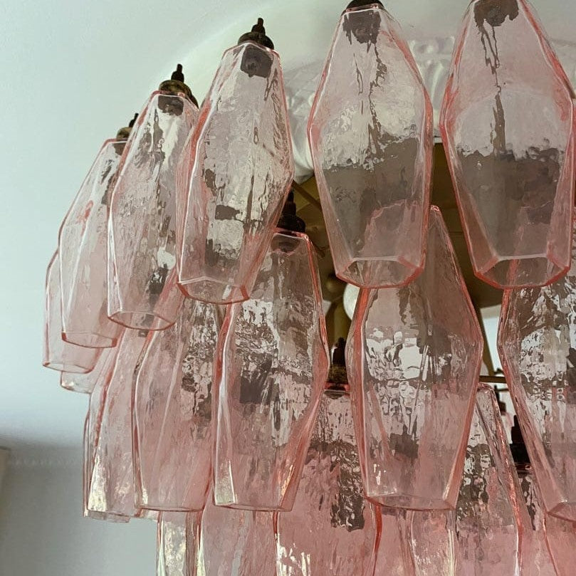 Murano Chandelier – Poliedri – 84 glasses