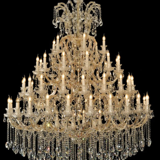 Extra Large Multi-tiered Candle Light  Crystal Chandelier for Hotel/Restaurant