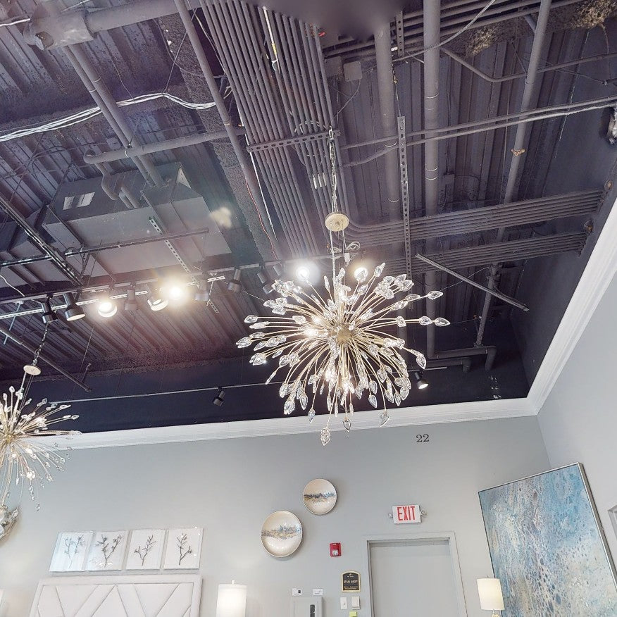 Reveille Crystal Constellation Seven-Light Pendant Chandelier