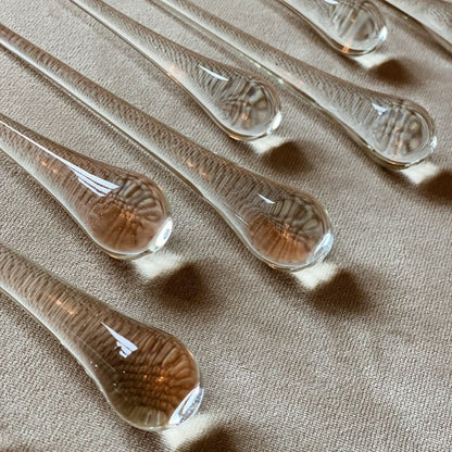 Vintage – Murano chandelier – Teardrop – 68 drops – Clear