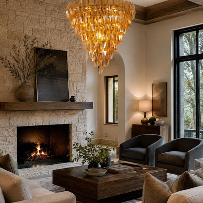 Amber Empire Chandelier