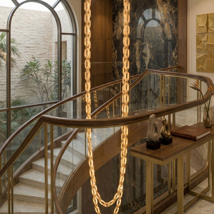 Chain Link Chandelier