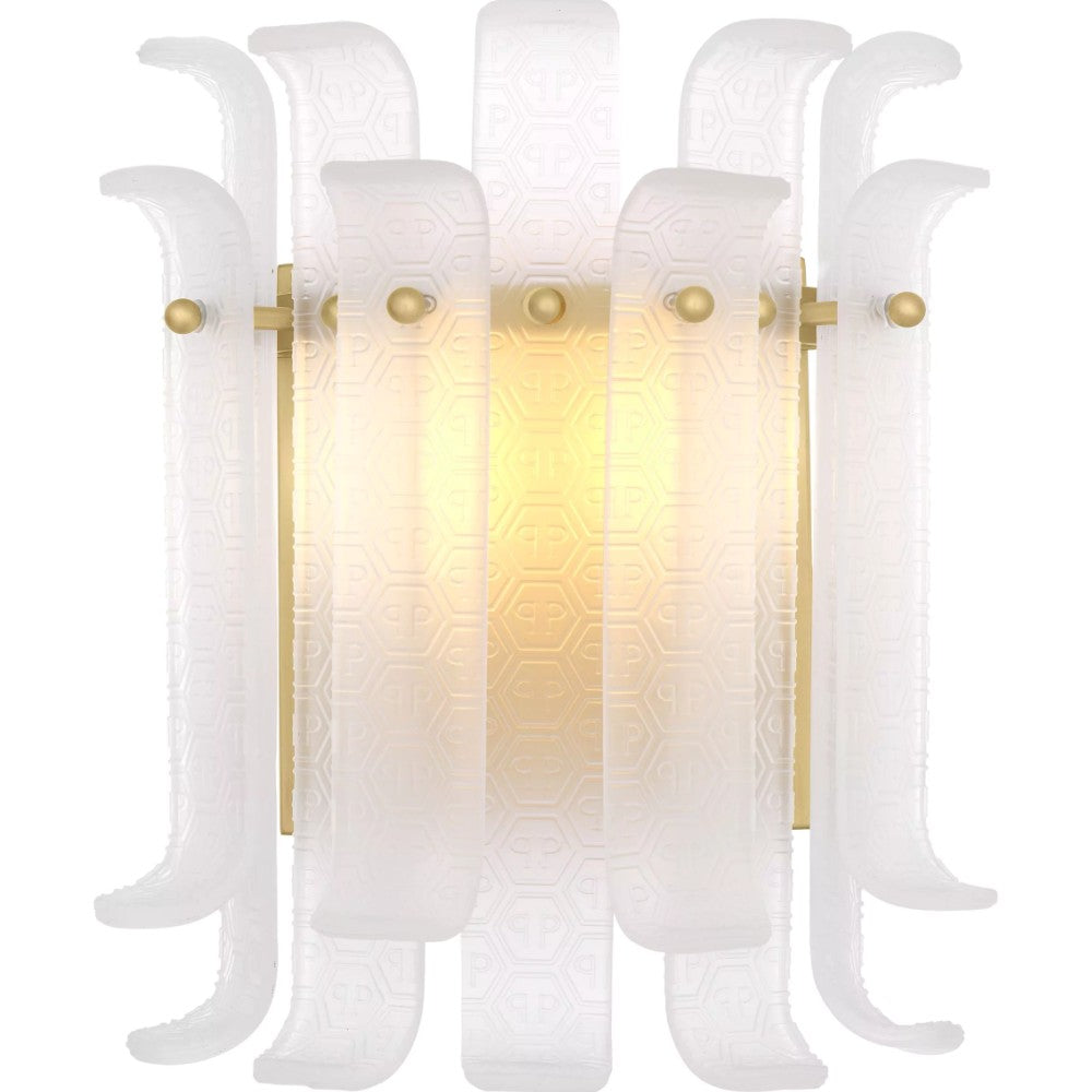 Frosted Contemporary Glass Wall Lamp
