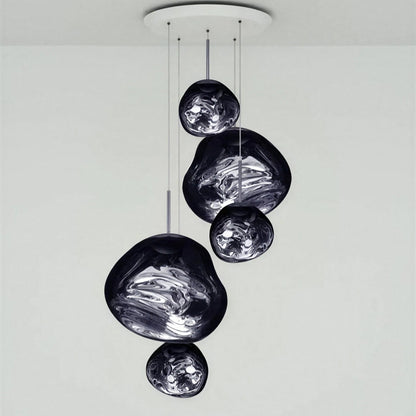 Modern Rock Glass Special Shape Pendant Lighting