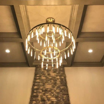 Retro-Inspired Metal Pendant Light Chandelier for Living Room/Bedroom/Staircase/Villa