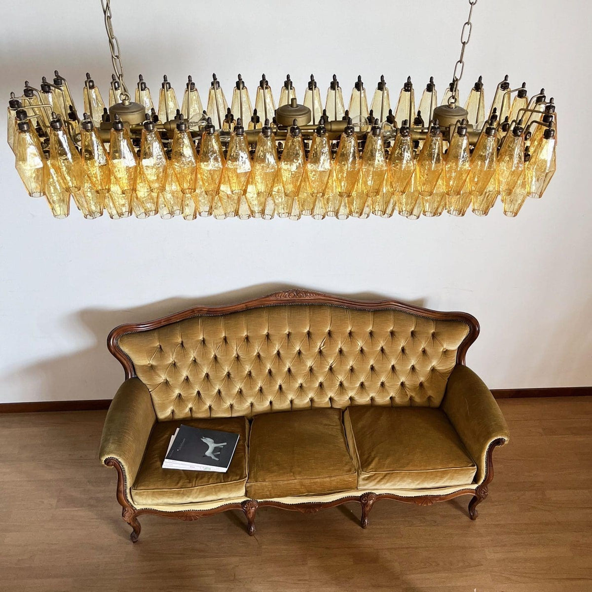 Murano Chandelier – Poliedri – 138 glass