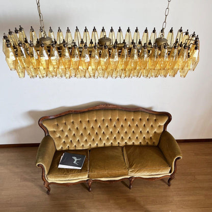Murano Chandelier – Poliedri – 138 glass