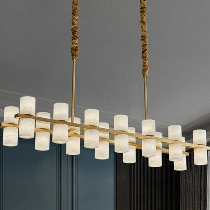 Alabaster Linear Chandelier