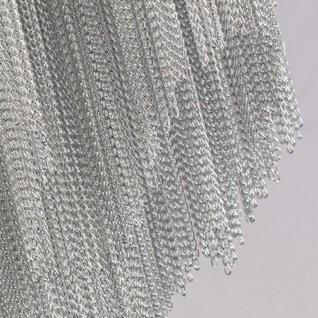 Tassel chandelier Silver 6/8 Lights