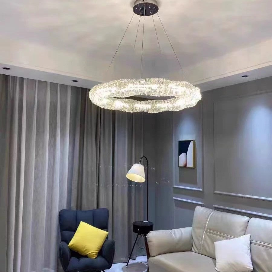 Post Modern Light Luxury Creative Crystal Chandelier for Living/Dining Room