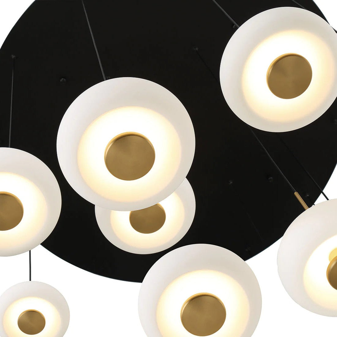Lanterns 9 Light Round LED Chandelier