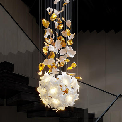 Flying Flowers Fluttering Chandelier