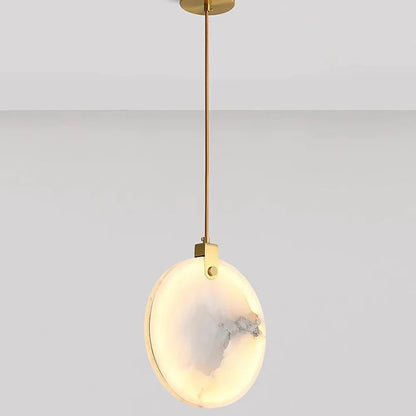 Moonshade Natural Marble Pendant Light Fixture