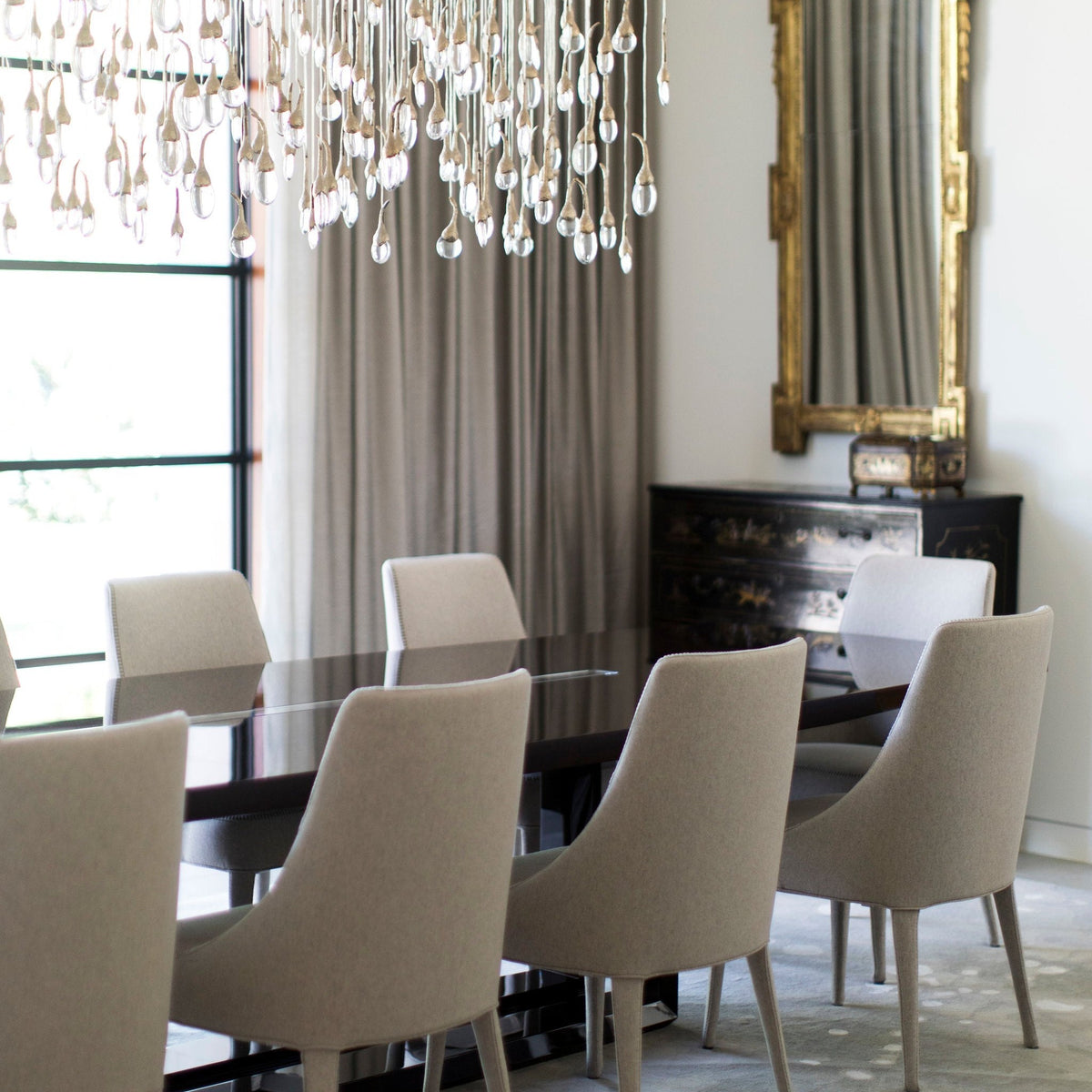 Modern Creative Seed Crystal Chandelier for Dining Room