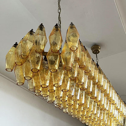 Murano Chandelier – Poliedri – 138 glass