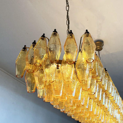 Murano Chandelier – Poliedri – 138 glass