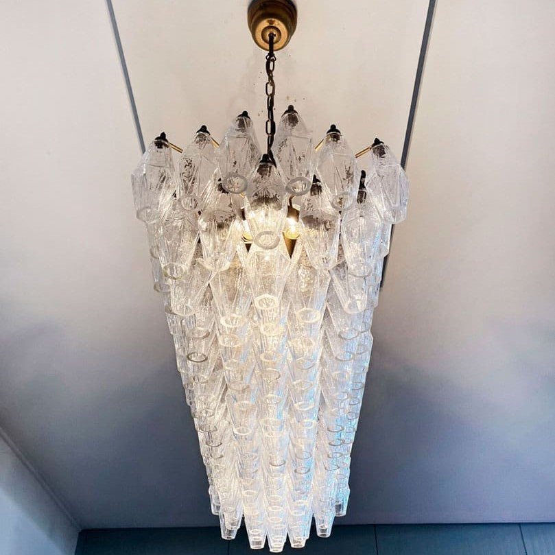 Murano Chandelier – Poliedri – 138 glass