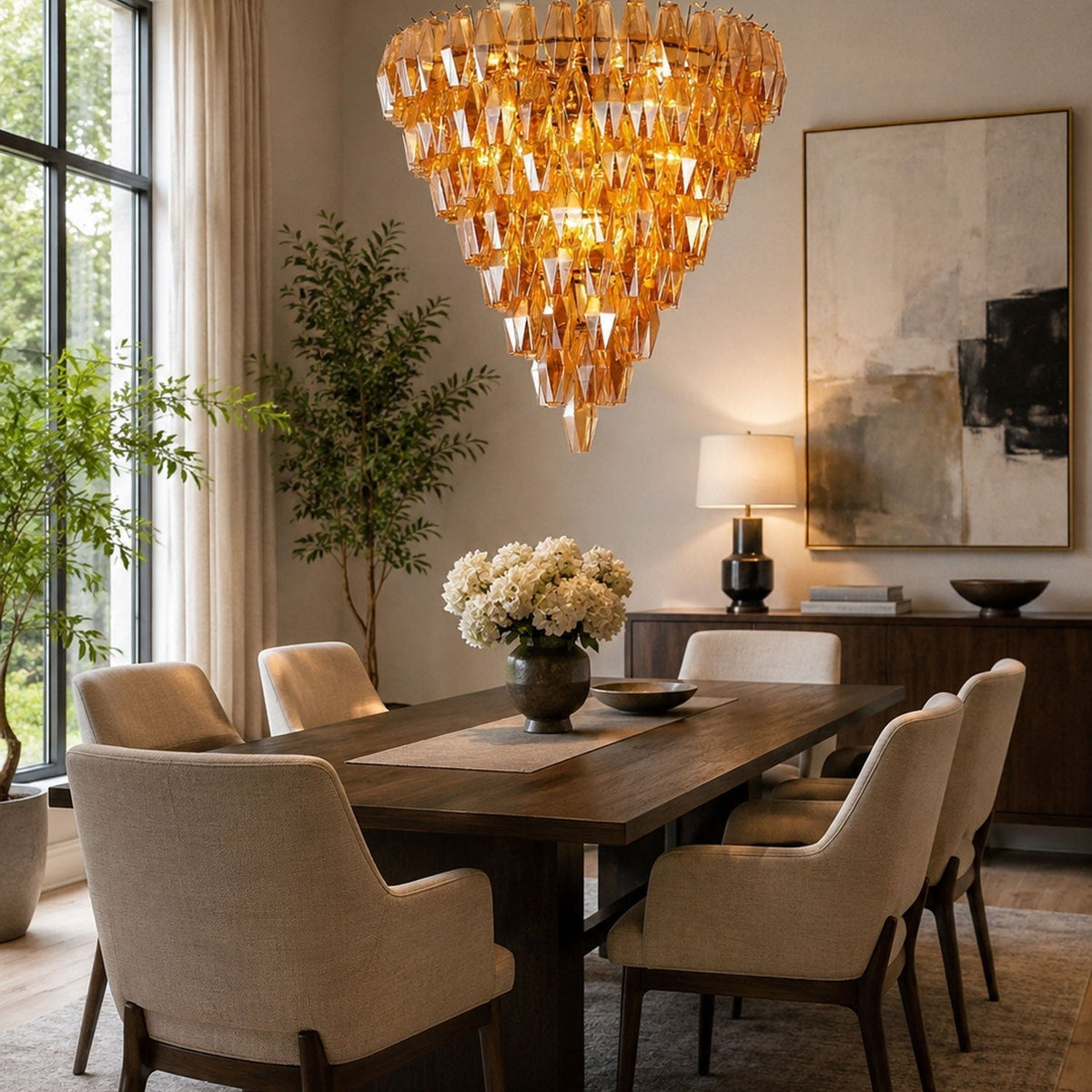 Amber Empire Chandelier