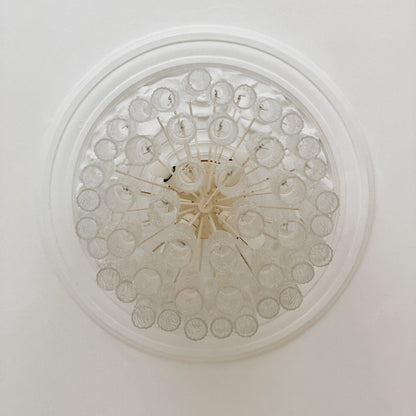 Vintage – Murano chandelier for Venini – 1970 – Transparent
