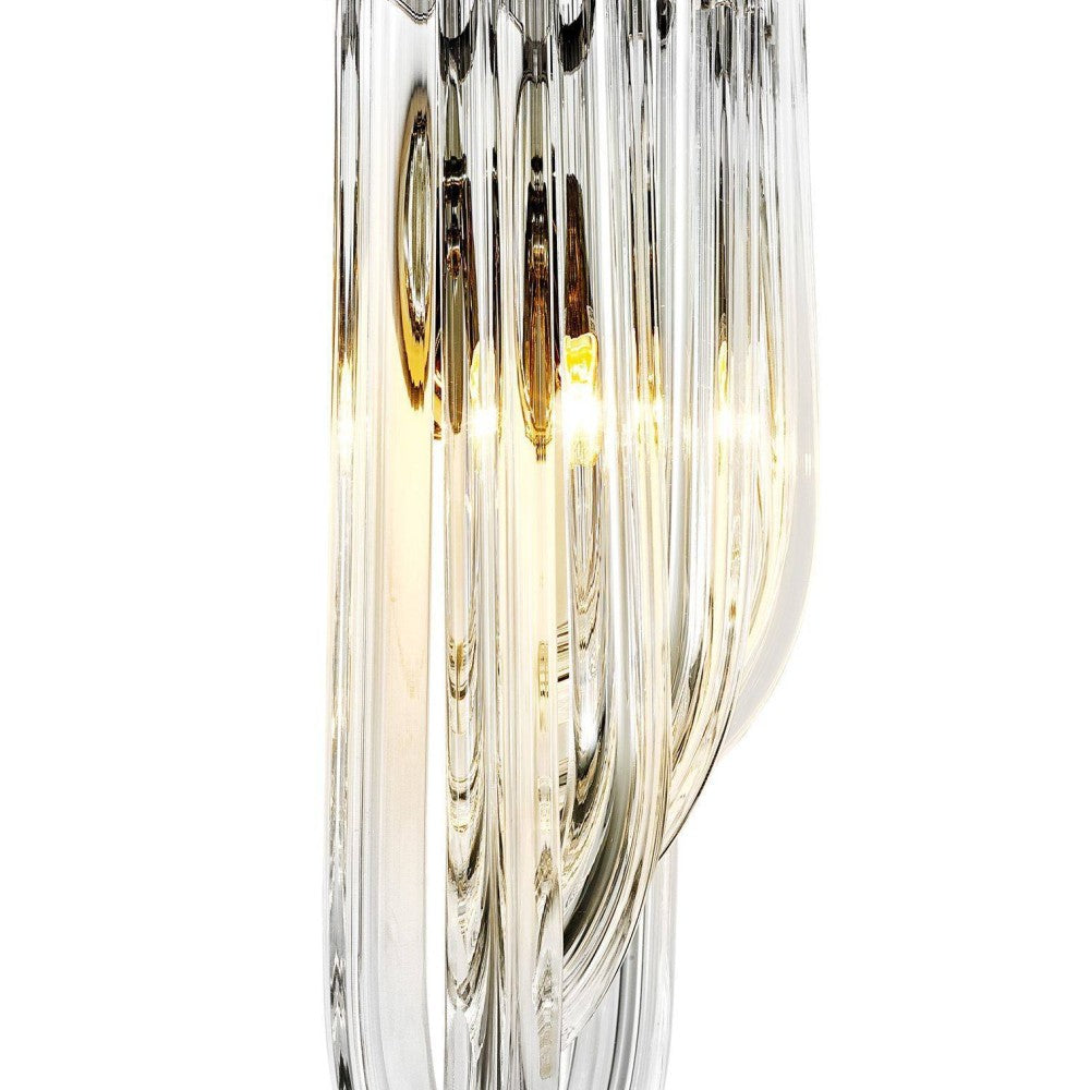 Frostina Lucite Loop Wall Sconce
