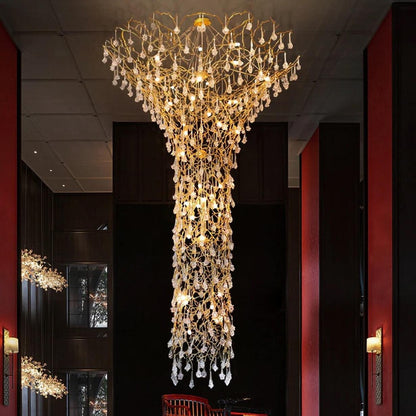 Tree Branch Staircase Chandelier
