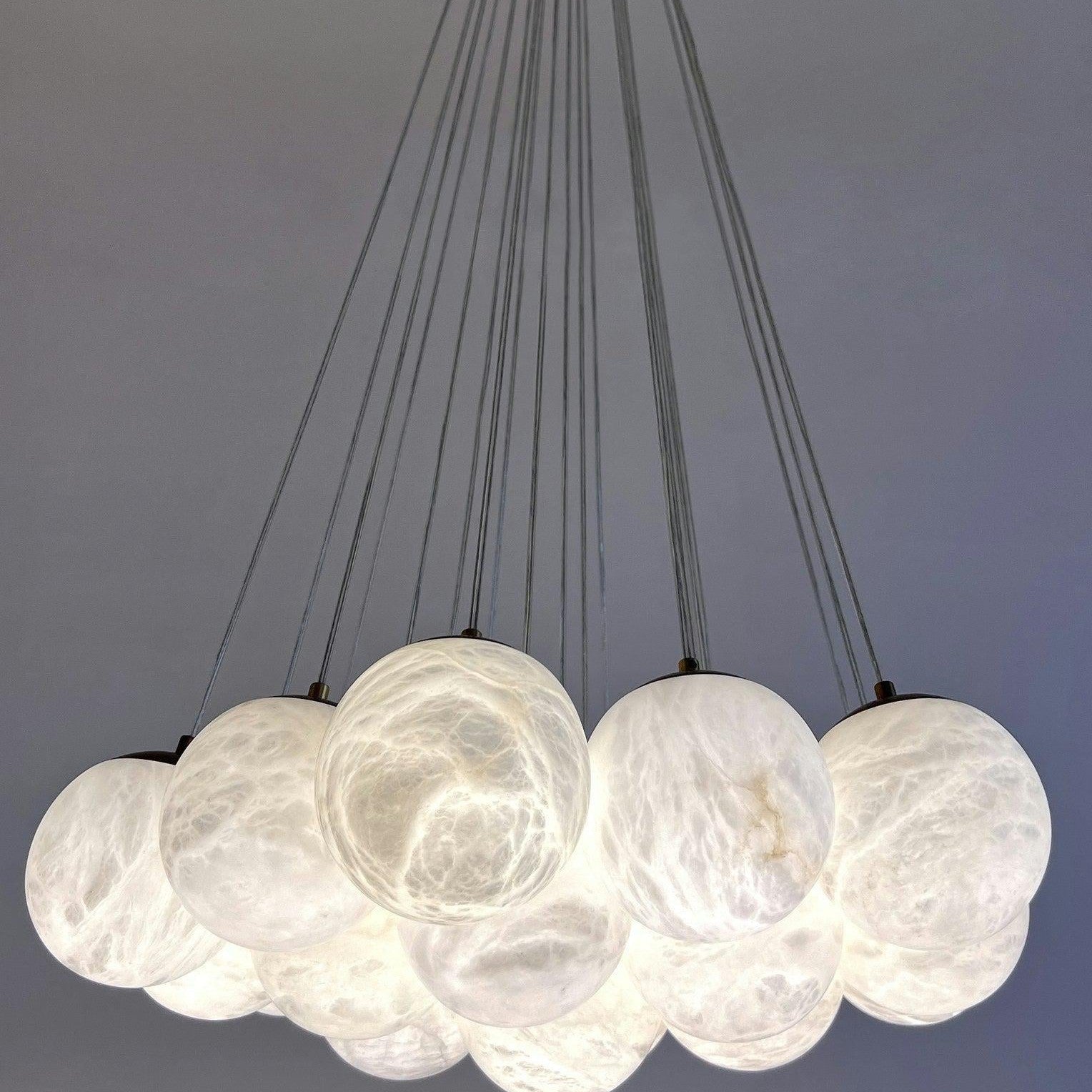 Aspen 19 Chandelier Alabaster