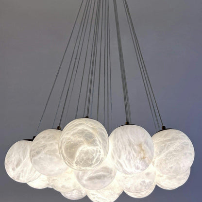 Aspen 19 Chandelier Alabaster