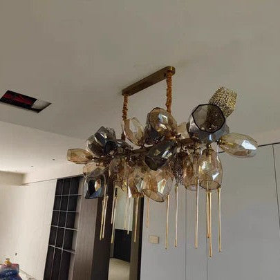 Modern Wine Glass Shape Chandelier Italian Light Luxury Light Fixture for Dining Room/Living Room