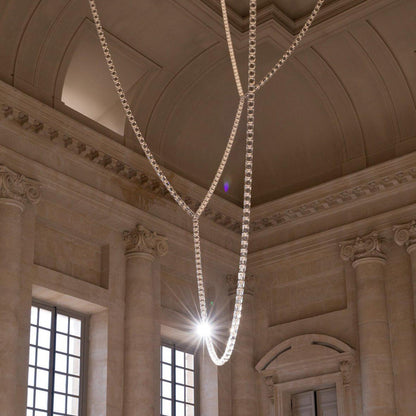 Gabriel Chrome Crystal Chandelier