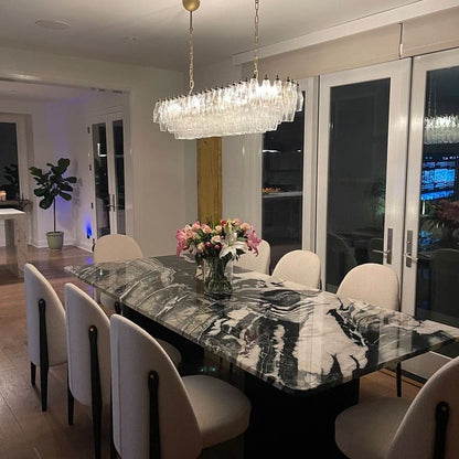 Murano Chandelier – Poliedri – 138 glass