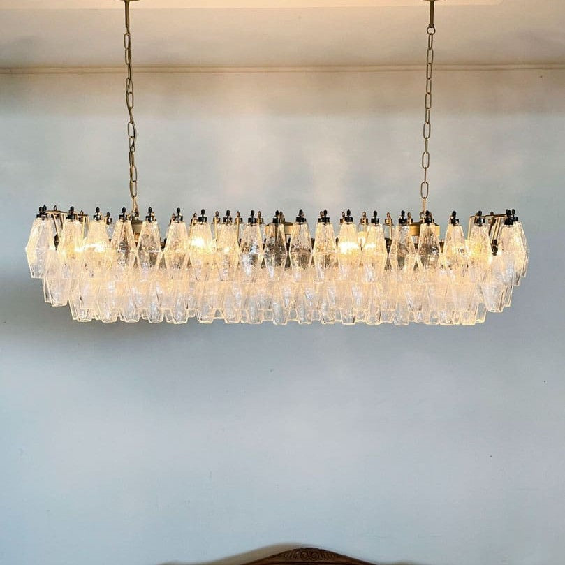 Murano Chandelier – Poliedri – 138 glass