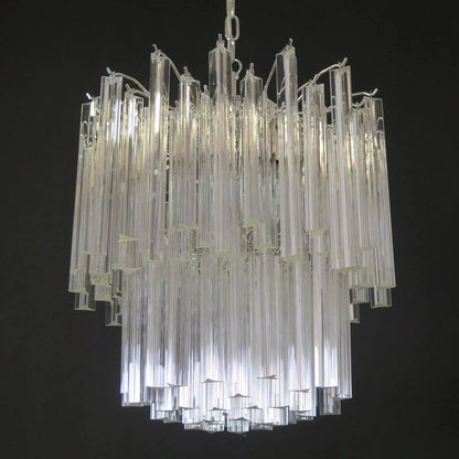 Murano Chandelier – Arianna -107 prisms – Transparent
