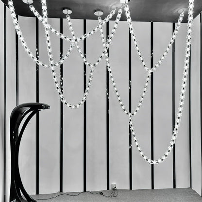 Gabriel Cascade K9 Crystal Chandelier