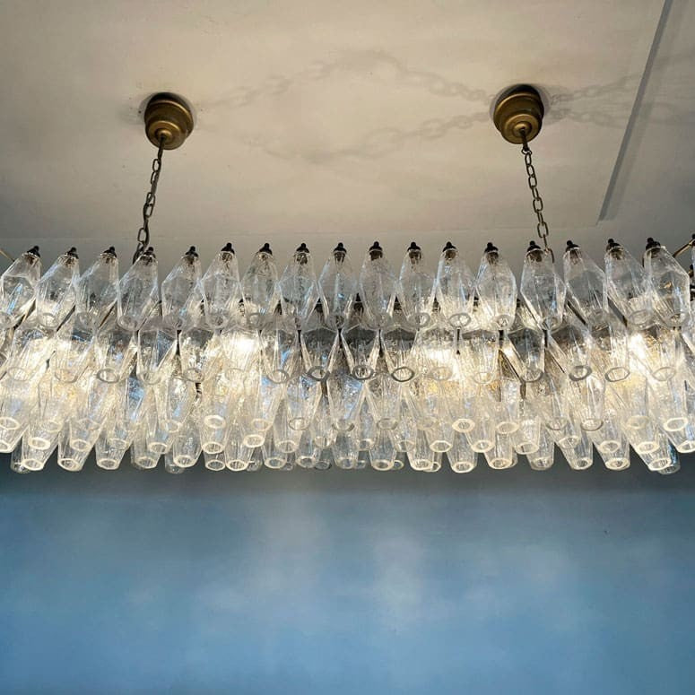 Murano Chandelier – Poliedri – 138 glass