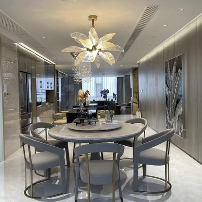 Creative Bionic Resin Leaves Chandelier for Living Room/Dining Room/Staircase