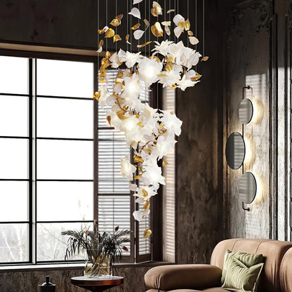 Flying Flowers Fluttering Chandelier